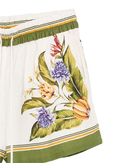 Shorts Tropical Scarf Sand FARM RIO | 349086TROPICALSCARFSAND26100